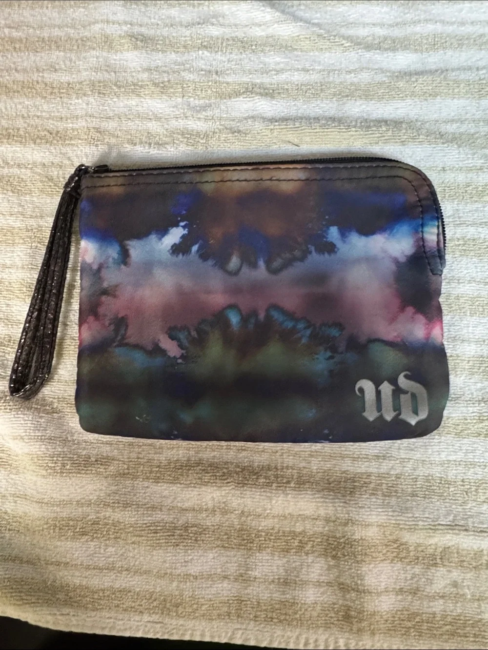 Urban Decay Watercolor Wristlet Pouch - Purple, Blue, Green, Pink